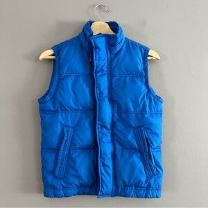 Abercrombie Kids Youth M Blue Down Feather Filled Puffer Kempshall Jacket Vest
